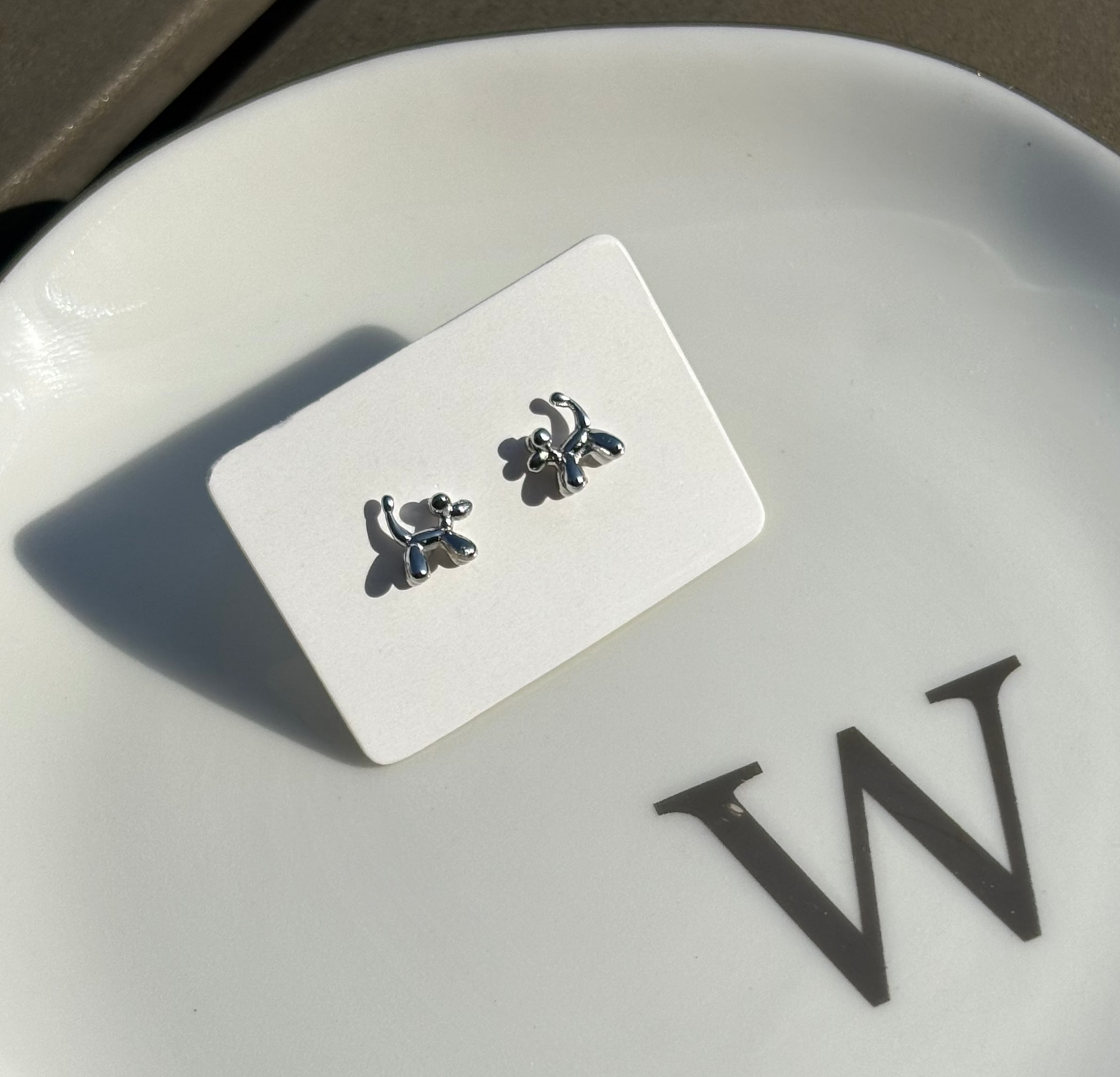 mini balloon dog studs